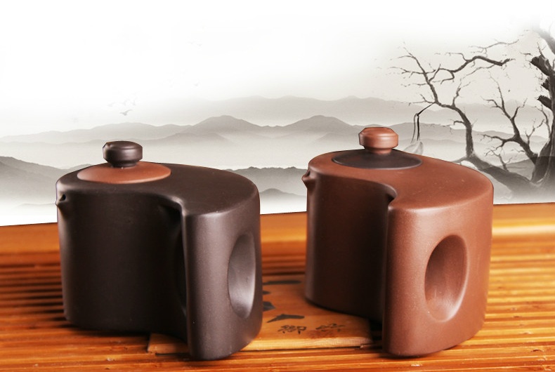 太極陰陽紫砂壺，創(chuàng)意格紫砂壺