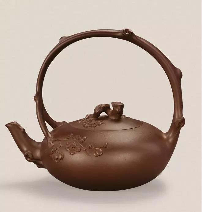 10種最美花器提梁壺，精美別致雕花紫砂壺!