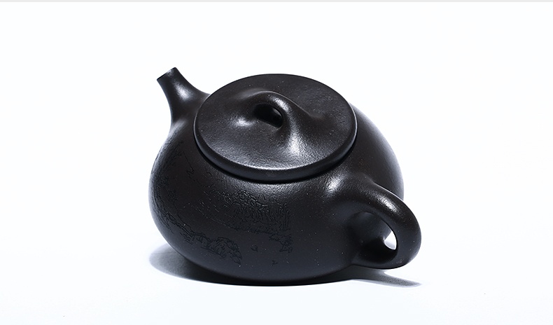 石瓢手工紫砂壺，精致典雅紫砂壺